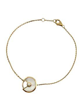 Cartier Amulet Bracelet 18k Gold Diamond